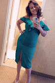 Dress fit perfect, cute and stylish. Love love love the color. Great to dance all night. Got so many compliments! - Darielle S.