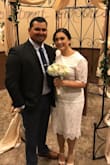Wore this dress to my civil wedding! It was so elegant and comfortable! Highly recommend. Dress is well made. - Natalie C.