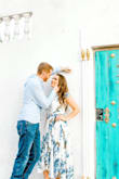 LOOOOOOVED this dress. Bought it for engagement pictures in Galveston where I knew it would be windy. Only flaw in this dress is it needs a clasp at the top to prevent too much cleavage exposure. I had to sew a couple in myself to keep a sweet decent look. For smaller breasts it may have been okay, but I'm pretty gifted with 32DDD. - Katey R.