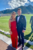I loved this dress! It fit perfectly; however, I did have to get the bottom taken up as it was still too long with heels. Definitely recommend. Very flattering. Only thing that was kind of weird was that the slit was directly in the middle. I feel like slits should normally be off center to one side. - Lexie G.