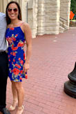 I needed a nice summer dress for my daughter's graduation and this dress fit perfect. It was also light and comfortable for the Texas heat. - Amanda W.