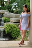 Quality material and construction, fits well and doesn't slip at all. Love the invisible side zipper. This is now one of my fav summer pieces.! - Thuy T.