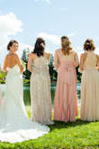 One of my bridesmaids was 7 months pregnant for my wedding and I ordered her this dress so the size was flexible and she was comfortable. She was able to adjust the dress to exactly the size she needed and she was comfortable all day. She looked elegant and regal, the fabric is thick and smooth, this dress is fantastic and versatile! - Danielle T.