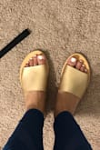 I love these slip ons! They are so comfy and dress up a casual outfit a bit because of the beautiful rose gold color. I've gotten so many compliments on them so far. - Alyssa L.