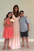 I purchased this dress for my beach wedding. I ordered an XL but probably could've gotten away with a Large. I have a big back and chest. It was quite loose but I used double sided tape to hold myself in place. I was so comfortable and I received so many compliments. I highly recommend this beautiful, lightweight dress for any occasion! - Mandy F.