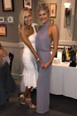 I wore to a rehearsal dinner and I've never gotten so many compliments in my life while wearing this! I also have it in red. Fit true to size. If you are on the fence just ORDER IT! - Janelle S.