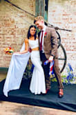 This is my second wedding dress from Lulus. My husband and I had two small ceremonies in Bethlehem, PA and London. I wore a beautiful Lulus dress to our Christmas ceremony and this dress I wore for London. Everyone was obsessed with it! I felt like a queen. I even added a little cape for extra flair! I got so many compliments on both my wedding dresses and I told everyone LULUS. They're great material, absolutely unique and gorgeous, and completely affordable. - Mariel L.