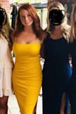 I bought this for a rehearsal dinner. The fit was great and so was the color. It was very comfortable and I got tons of compliments! - Jennifer G.