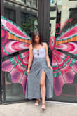 This skirt is so nice and flirty, it's one of my favorite pieces I currently have for the summer! I wore it to a brunch recently and got so many compliments. I definitely would recommend this to anyone. - Kristin R.