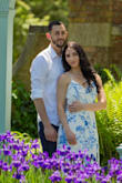 I wore this dress for my engagement shoot and it looked absolutely stunning. It was really hot out but the dress was light and the small slit up the leg made it breezy enough. It's so elegant with the button details and tie up back. It photographed so well too. I'm super happy I chose this dress! I read the reviews and ordered an extra small. I was a little nervous because I have a smaller waist and bigger hips but it fit like a glove :) - Carla G.