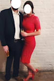 I absolutely loved this dress! It was so comfortable, breathable, yet flattering and the bright red is amazing. I got compliments all night long! I ordered a Medium because my hips and bust are wider than a normal size 4/6 usually is. - Abigail M.