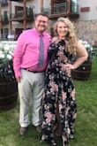 The dress is amazing and very comfy and beautiful. It is definitely more black than navy blue though. Also it is very long. I had to have it hemmed to even wear it. With my 4 inch heels, my seamstress had to still take off about 3 inches. I got a ton of compliments on it and felt great in it! - Ashley W.