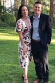 Love this dress but the V is quite low. Brought it for a wedding and forgot to try it on first. Had to find a safety pin! Other than that super cute. - Kz Z.
