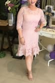 Beautiful dress, delicate and feminine. Adjust perfect to your body. - Cynthia G.