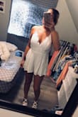 I was in need of an outfit for my graduation party, and this is perfect. I didn't want to wear a dress due to dancing and decided on a romper. I'm absolutely in love. It fits perfectly and is so comfortable. There's no need to wear a bra. It's exactly what I wanted, and I can't wait to wear it next weekend! - Cloe B.