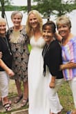 I love love this dress! I wore it to a wedding shower and got so many compliments! I'm pretty tall, and it was still a little long on me. Shorter ladies will probably need an alteration. It's so comfortable and very flattering! - Lauren A.