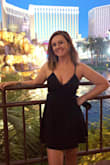 I kind of wish I would have followed the size guideline,s but I have a habit of thinking I am bigger than I am. I should have ordered a medium. This dress was so comfortable, and I got so many compliments on it. I wore it for cocktail hour in Vegas. It's sexy but classy at the same time. - Amber D.