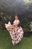 This dress is so pretty! I wore it for a day wedding in Mexico and received many compliments. A lot of people asked me where I got it.
Super comfortable. I wore it with a "plunge" bra.
The skirt is perfect to dance in!
Great purchase! - Eunice D.