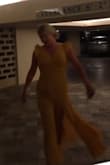 I bought this dress for my wedding/honeymoon trip to Hawaii and I love the colour and fit of it! It's a tad snug in the waist but nothing a little less indulgence won't fix. I love the slit up the side and how the dress moves while waking. I felt like I belonged on a runway. My husband loved it.
(I know the pics low quality, but it was a video screenshot) - Courtney T.