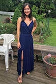 This dress is really comfortable and can be dressed up or down. Since I am short the "midi" length is more of a maxi on me but it works. Shoes in pic are also Lulus! - Alyssa A.