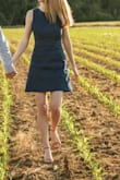 I like this dress! It's cute and flattering. It is super versatile and can be worn casually or dressed up. However, I agree with other reviews about the zipper. I've worn it only once and the zipper constantly fell down. - Jennifer W.