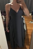Fits very true to size. The adjustable back makes it easy to adjust to your body, though. I love the color! - Jen L.
