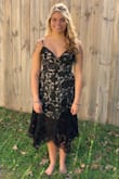 I bought this dress a second time now this time I bought it for a friend for her senior prom this year I personally on this dress in the blue color it was just as beautiful it looks great on her I love that it's coming out in more colors than when I first bought it for myself. - Jennifer P.