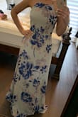 I got this for family photos and it's pretty but I returned as I just felt a little too naked with the whole back & sides sides out. I returned and went with a wrap maxi dress from lulus. - Linda B.