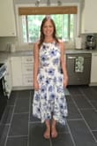I actually bought another dress from Lulus for my wedding shower, and it got bumped to my rehearsal dinner dress when I saw this one! It's absolutely stunning in person, and it hugs my curves in all the right places. Being 5'3", it doesn't look awkwardly long on me. And I can wear a bra with it. I absolutely love it! - Alisha J.