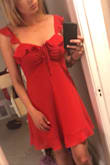Planning to wear this for my birthday which is Salsa dancing. I think the quality of this dress is great for the price, doesn't show wrinkles and the material feels great. It's lined and the straps are adjustable and the front draw string bow is also adjustable to make it more of a sweetheart neckline. Can't wait to wear it! - Danielle H.