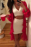 So cute, I absolutely loved this and wore it with a pink shawl for my bday. - Haley E.