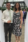 Bought this dress to wear as a guest to a wedding in a greenhouse! It was absolutely perfect for the occasion. The only problem I had with the dress is that the slit is very high and shows a bit too much if it shifts to the center. - Amanda B.