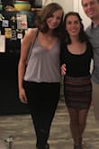 Really cute top, but I have to use body tape with it to keep it in place.  It is really difficult to wear a bra with this and not have it show! - Amanda B.