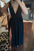 Dress fit perfectly and comfortable to wear without a bra. To all the tall girls, the length is here! The slit is perfect- overall, I loved wearing this dress! - Julia B.