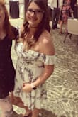 So happy I got this dress! I got it for a wedding, and it was a perfect flowy length. I'm pretty busty, so I wore a sticky bra instead of going bra less and that worked great. You can wear it on or off the shoulders, but I preferred off. Love Lulus! - Rachel