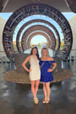 I'm always between a small and extra small, but given it's white, I sized up to prevent it from being see through. Fabric was surprisingly opaque and not see through at all. Was perfect for my bachelorette in Cabo! - Stacey M.