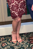 I am a size 7.5, and I ordered a 7.5 and they fit perfectly! I am so happy with this purchase and would recommend. They were easy to walk in and felt very high quality. Such a great price, too! - Ciarra W.