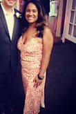 Wore this to a wedding and I got so many compliments. I am very short at 5 ft however this dress had a good length for me as a longer dress. Very glad I purchased it. - Leslie E.