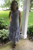 This dress is super comfortable and fun to wear. It fit true to size and I look forward to wearing it again! - Madeline K.