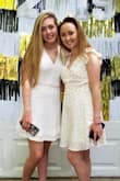 It's a very pretty dress for our granddaughter's graduation. Silky light fabric that was very cool and comfortable under her gown outside in the sun. It looked very nice on her though it may have been a tiny bit long waisted. She is pictured on the right. - Susan M.