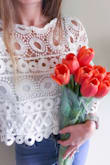 I have received so many wonderful comments on this top! Literally one of my favorites. Super cute, great fit, perfect for spring/summer! - Sarah A.