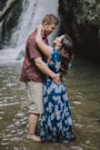 I wore this dress and the same in another color for engagement photos and will definitely be buying more colors!! I purchases a small and compared the sizes. I have a bigger busy so the small was a little smug in the upper part. I love the fit and looseness of the medium. I had to get it hemmed a few inches though because I'm short. Overall, I got so many compliments and loved this dress! - Julia J.
