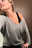I just love this sweater! It is so comfortable & I wear it off the shoulder a lot at work. I get a lot of compliments on this top, from teachers & high school students! Great for any occasion. - Adriane S.