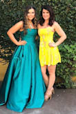 This is such a fun dress. The yellow and little flower pattern makes for a really cute and flirty look. Dress it up with a pair of wedges or go casual with a pair of flip flops, either way, it's adorable. - Nicole M.