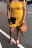I bought this dress for graduation and I loved it. I was so nervous it wasn't going to fit because honestly, we all know that Lulus is a skinny girl site. Knowing sometimes I need 1X made me scared about an XL. However, it actually fit and I even had leg room. The fabric is stretchy and molded to my body. I can't say it would fit if it was a stiffer material, but overall I loved it. Definitely will try to purchase another XL dress from here. - Myah D.