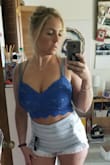I actually really liked these shorts. I returned them because the waist gaped out about an inch while my thighs had to squeeze into the legs. I do have large thighs so I'm sure most girls won't have the same issue I did. In that case, a size smaller might be better. - Amber W.