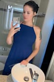 I wore this dress to a friends wedding and absolutely loved it. I am 5'9, and it's really hard to find dresses that are the right length for me. This dress was light and dried quickly if anything was spilled. I chose the navy blue one and would definitely recommend it! - Taryn L.