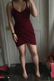 I ordered a medium, unsure of how it would fit or if it would even fit, but it fit nicely! Hugs the hips well and contours to my specific body better than I thought it would. Super flattery! A bit short though, and it rides up. I think a large would have worked a bit better for me, but a medium is fine too. - Sharon H.
