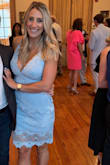 I loved this dress. I wasn't sure about the length, but it fit perfectly! I got the most comments on it. The top made my chest look a little saggy since I wore no bra, but I used double stick tape under and there were no issues. - Heather Y.