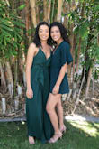 I wore this jumpsuit to my cousin's wedding, and it has become my new favorite jumpsuit! It's a perfect length for tall girls! Make sure you have time to iron this jumpsuit before your event; it arrived very wrinkled. The dress is low-cut, and you can't adjust the straps, so I had to be careful to make sure the dress was pulled down enough to not give anyone a peep show. Otherwise, I'm obsessed with this jumpsuit! - Jordan C.